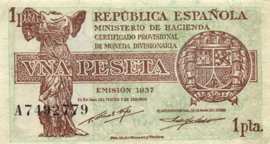 1 Peseta 1937